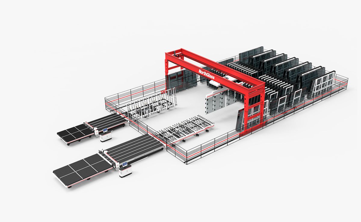 Gantry Type Glass Storage System